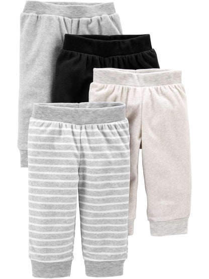 Simple Joys by Carter's Unisex Baby Trousers (Pack of 4)