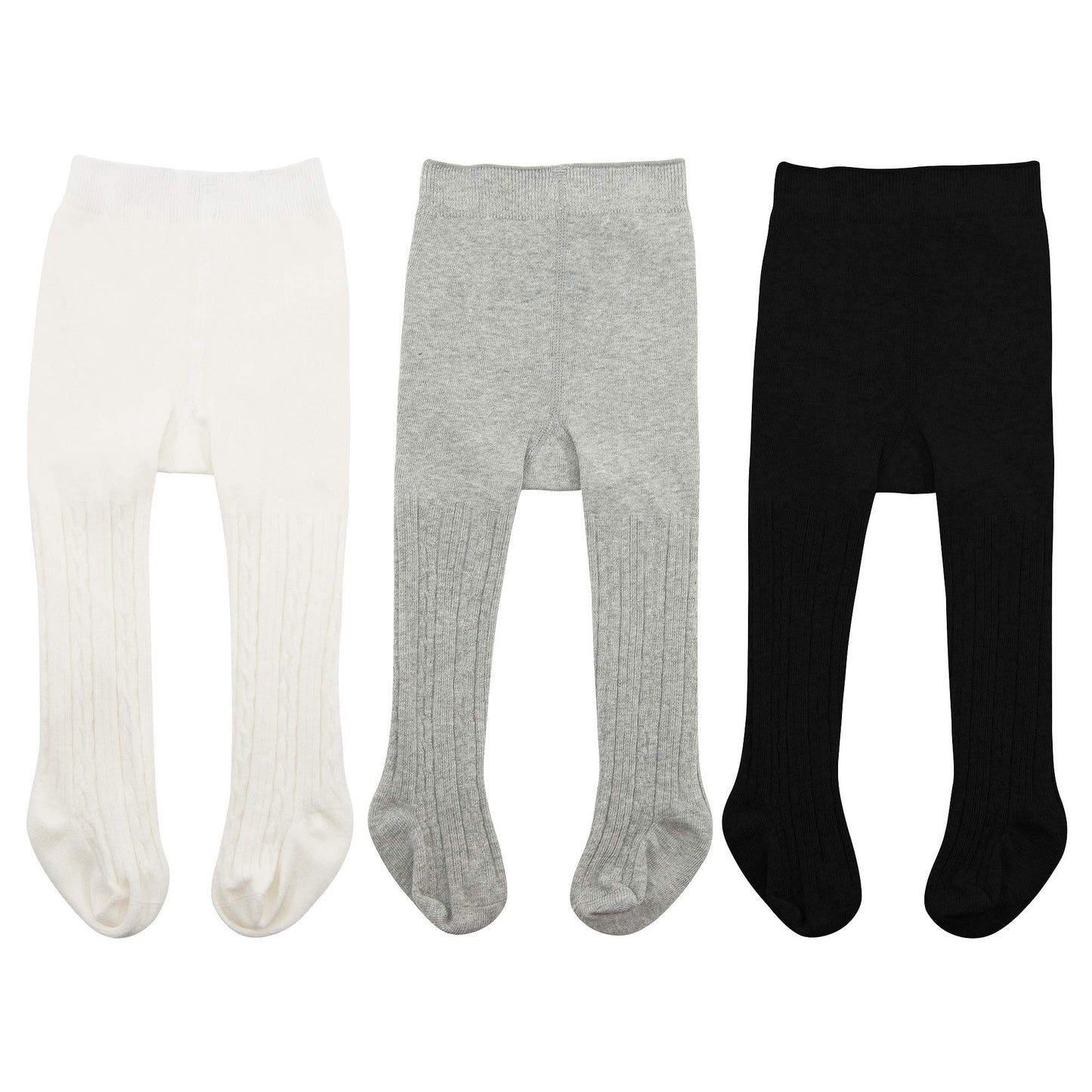 Baby Tights for Girls Soft Cotton Leggings Toddler Solid Knitted Socks Warm Stockings Newborn Trousers 
