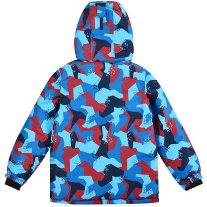 NORDOIS Chalet Boys' Snowsuit with Hood, Water-Repellent Ski Suit, Windproof Winter Suit