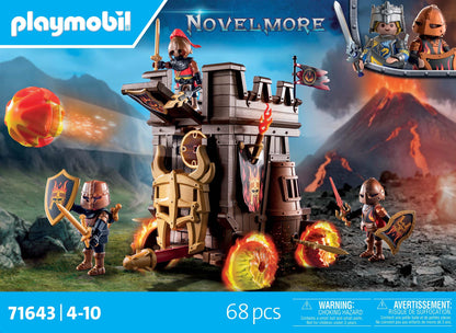 PLAYMOBIL Novelmore 71642 Arwynns Castle, Knight's Castle, Includes Three Knights and Numerous Accessories for Realistic Battles, Action-packed Toy for Children from 4 Years