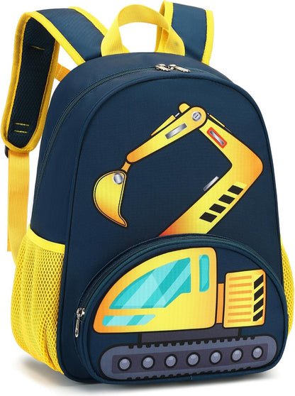 Kinderrucksack Jungen Kinder Rucksack Tagesrucksack Vorschulrucksack Kindergartentasche Schulrucksack für Schule Kita 38cm 3-8Y
