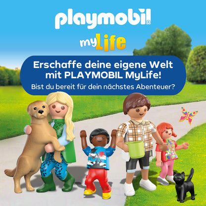 PLAYMOBIL Cat Café Cat Toy Child Animal Figure Set Toy for Children from 4 Years 71744