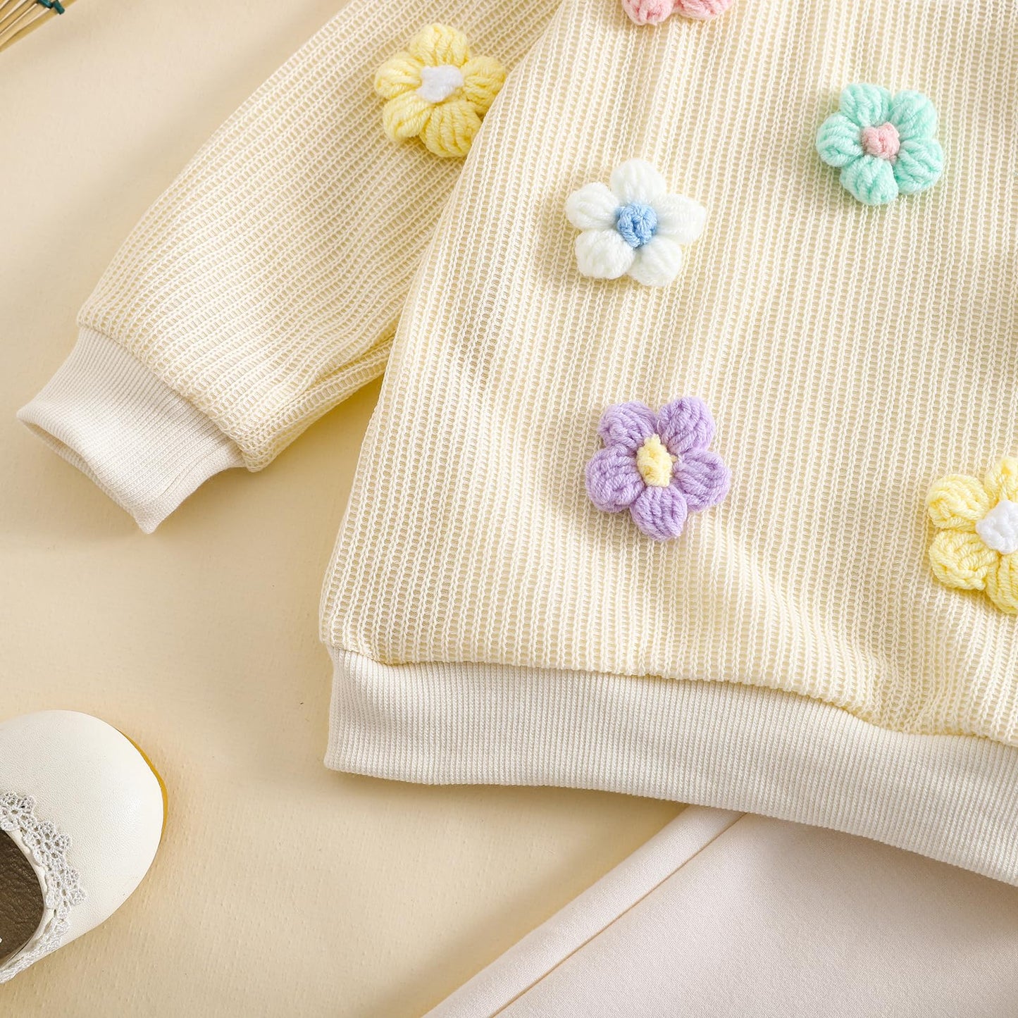 Baby Mädchen Kleidung Langarm Top + Hose Zweiteiler Neugeborene Herbst Winter Babykleidung Set Kleinkind Bekleidungssets für 6 Monate-4 Jahre