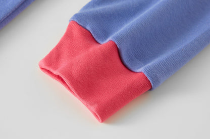 LOLPIP Mädchen Pyjamas 100% Baumwolle Schlafanzug für Kinder Schlafkleidung Langarm 4 Stück Set 1-12 Jahre