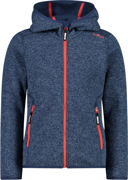 CMP Kids' Knit Tech Jacket with Fixed Hood Kid G Jacket Fix Hood 