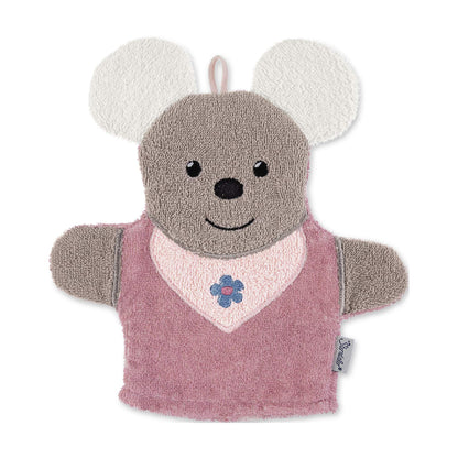 Sterntaler Spiel-Waschhandschuh Bär Ben, Größe: 22 x 24 cm, Mittelgrün