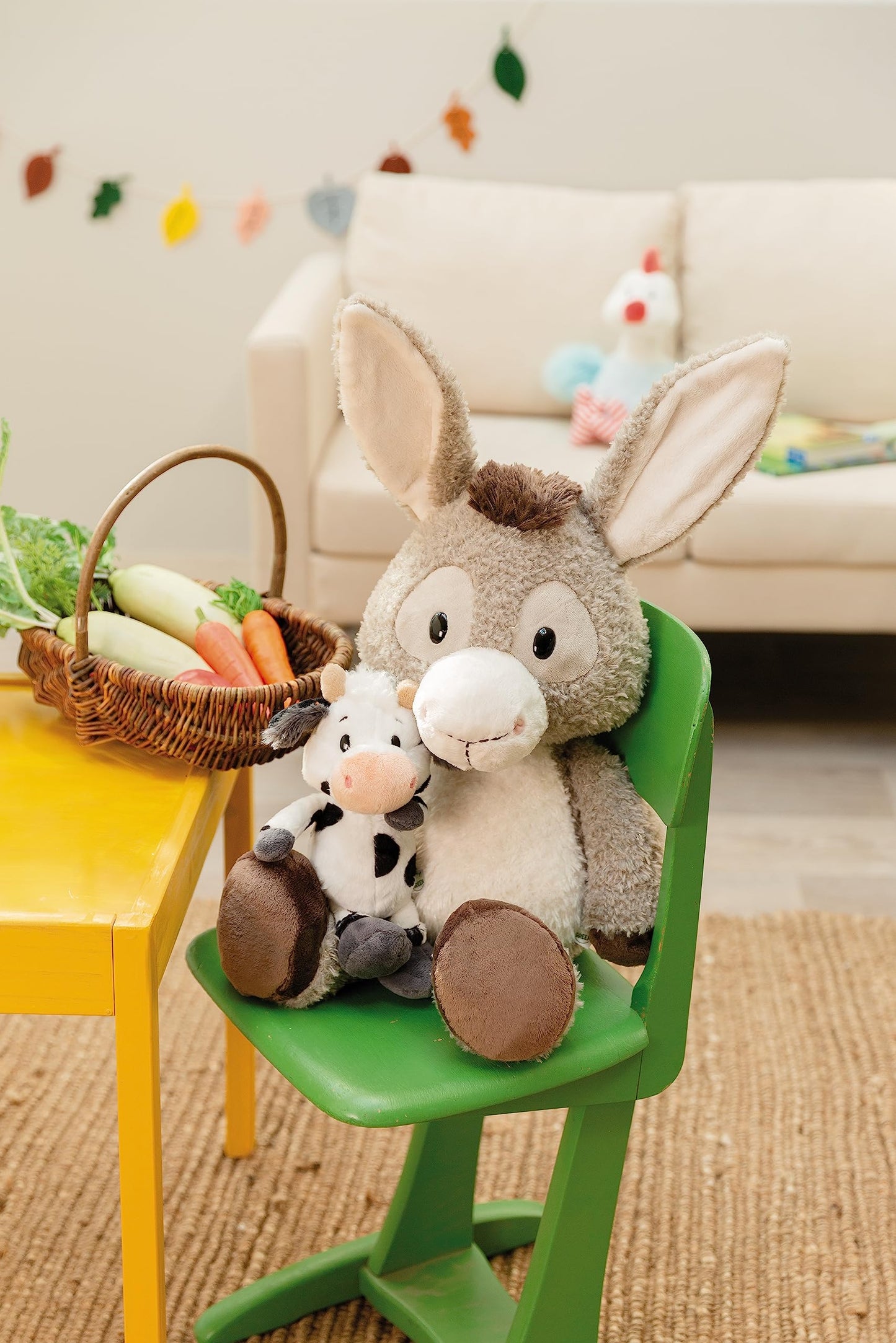 NICI Kuscheltier Esel Donkeylee 12cm stehend Green