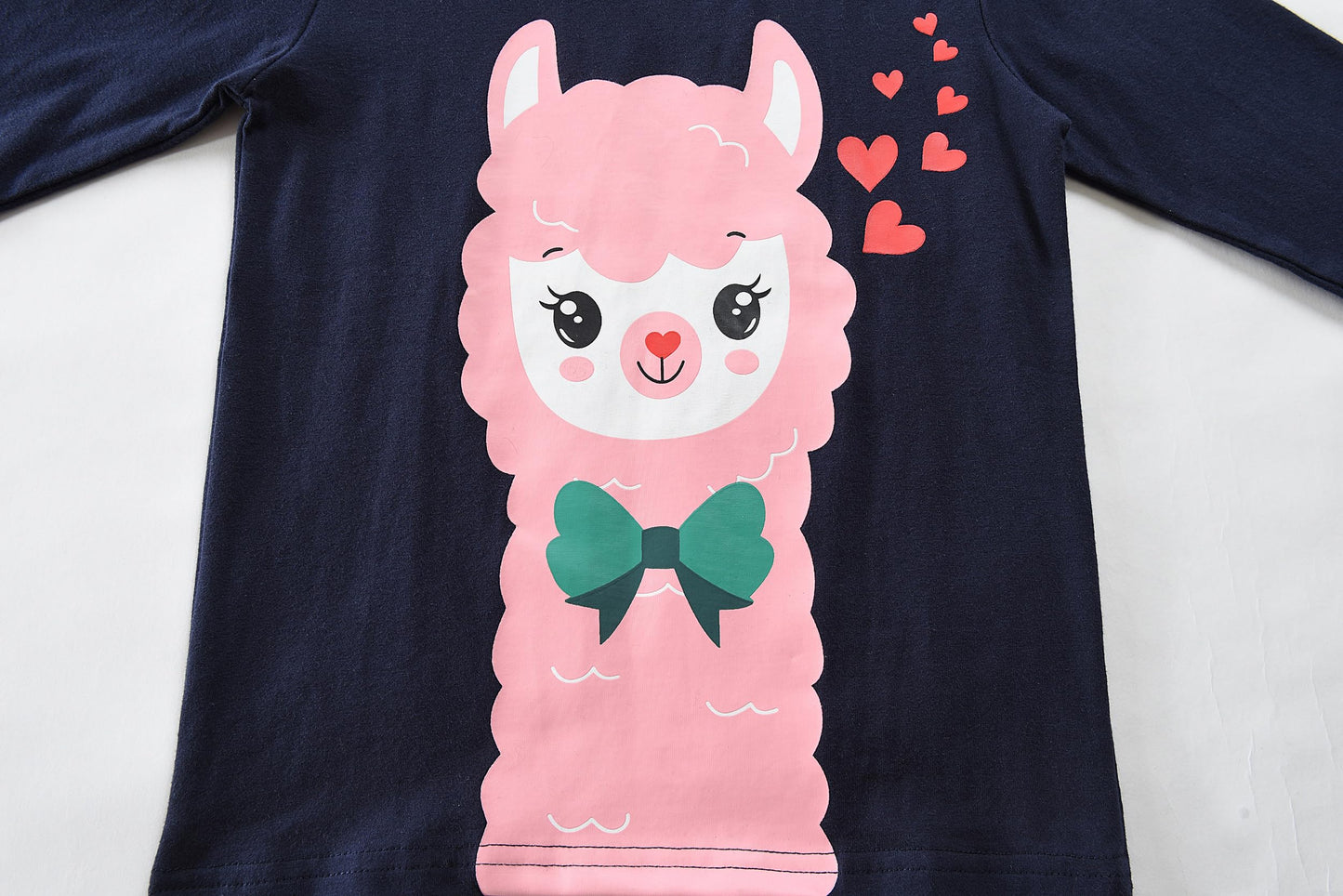 EULLA Children's Pyjamas Girls Long Sleeve Winter Pyjama Set Cotton Mermaid Unicorn Princess Cat Dino Two Piece Sleepwear 92 98 104 110 116 122