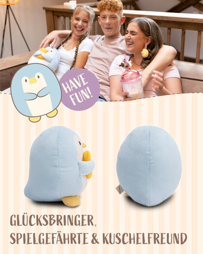 NICI MYMOCHI Fuchs Kuscheltier Geeks 16 cm mit Videospiel in Geschenkbox 11x12x6,5 cm, Flauschiges Stofftier zum Kuscheln, Spielen und Liebhaben - 61151