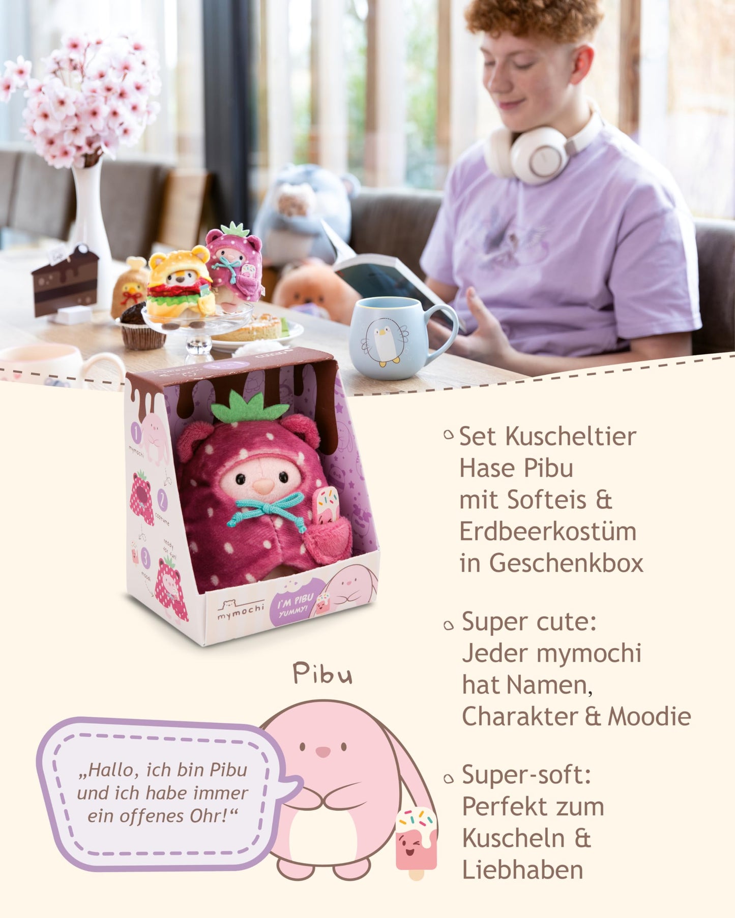 NICI Kuscheltier Küken Tschieps 8cm mit Chilisoße & Hähnchenkeulekostüm in Geschenkbox - gelb - Stofftier aus weichem Plüsch, Plüschtier zum Kuscheln und Spielen, für Kinder & Erwachsene - 61653