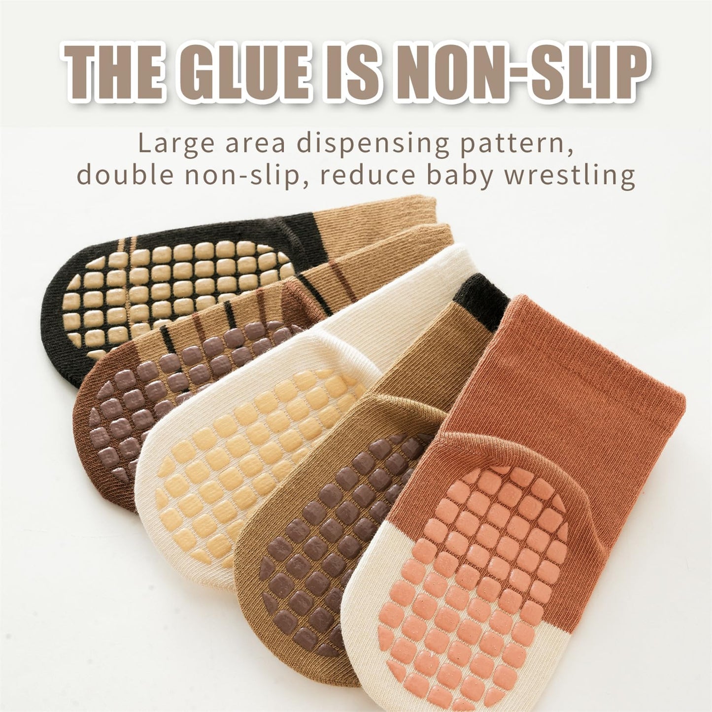 outfit spring Non-Slip Socks Baby, Non-Slip ABS Socks Children, Newborn Cotton Stopper Socks Non-Slip Socks Crawling Socks for Birth Girls Boys Gift 0-5 Years