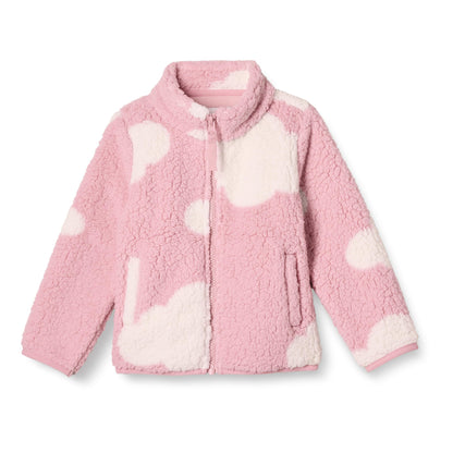 Amazon Essentials Mädchen Sherpa-Fleecejacke mit durchgehendem Reißverschluss