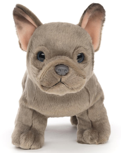 Uni-Toys - Französische Bulldogge (beige) - Ohne Leine - 26 cm (Länge) - Plüsch-Hund - Plüschtier, Kuscheltier