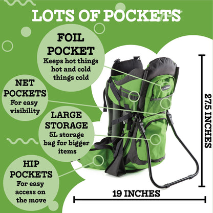 Luvdbaby Kraxe Kindertrage bis 18 Kg - Ergonomisch Kindertragerucksack für Kinder - Premium Toddler Carrier - Baby Tragerucksack - Babytrage Rückentrage Kleinkind - Rucksack mit Kindersitz