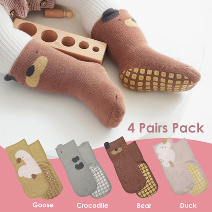 Simpeak Baby Socks, ABS Socks, Non-Slip Baby Socks, Non-Slip Baby Socks, Boys and Girls, Stopper Socks, Baby 0-36 Months