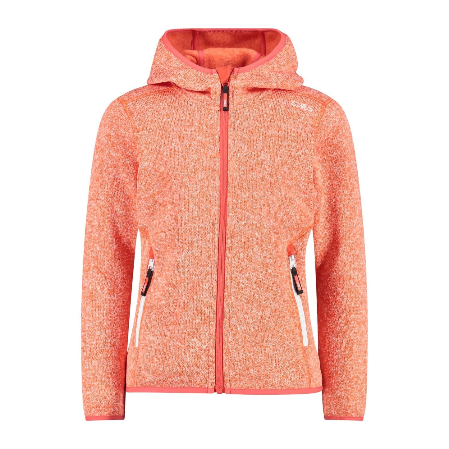 CMP boys fleece jacket Knitted Fix Hood 
