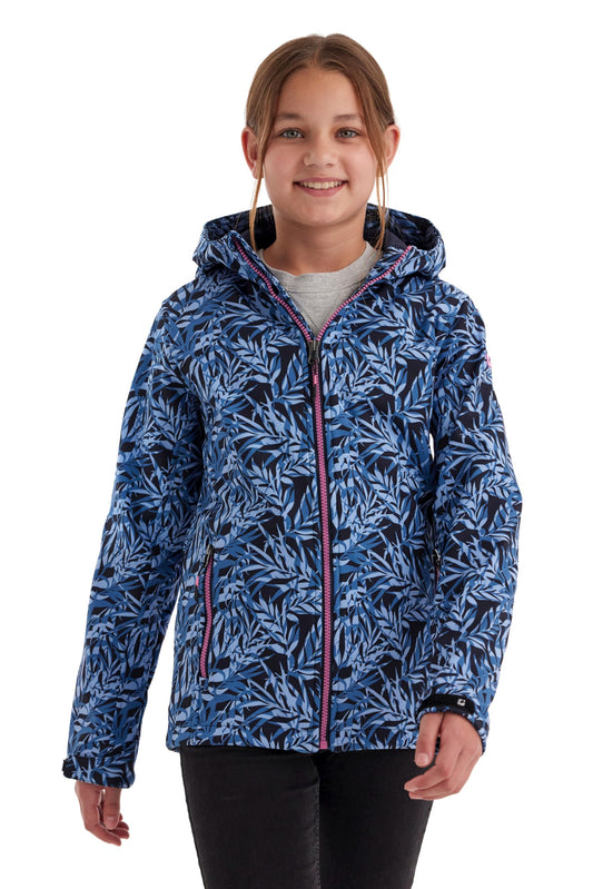 Killtec Girls' Softshell Jacket Print Softshell Jacket / Outdoor Jacket with Hood 