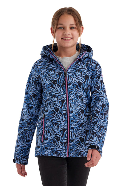 Killtec Girls' Softshell Jacket Print Softshell Jacket / Outdoor Jacket with Hood
