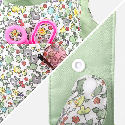 GAGAKU Puppentrage ab 3 Jahre Bauchtrage Babypuppen Zubehör Schultergurte Babytrage Puppe Kleinkind Puppentragetasche Stofftiertrage Kuscheltierträger - Rose - Kaninchengarten