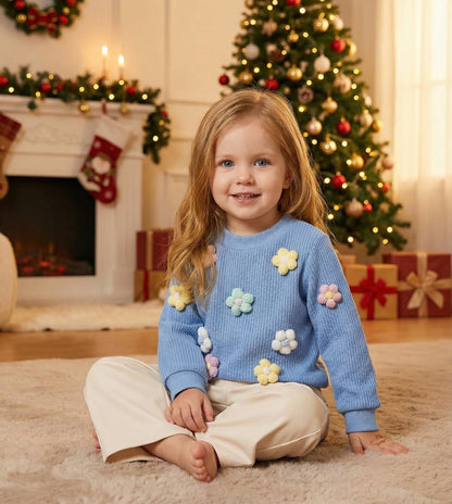 Baby Mädchen Kleidung Langarm Top + Hose Zweiteiler Neugeborene Herbst Winter Babykleidung Set Kleinkind Bekleidungssets für 6 Monate-4 Jahre