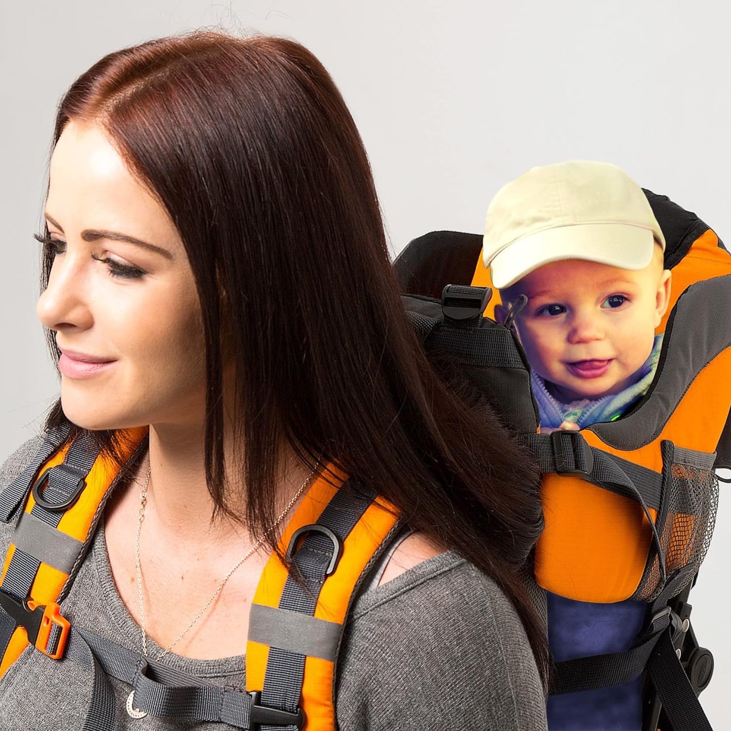 Luvdbaby Kraxe Kindertrage bis 18 Kg - Ergonomisch Kindertragerucksack für Kinder - Premium Toddler Carrier - Baby Tragerucksack - Babytrage Rückentrage Kleinkind - Rucksack mit Kindersitz