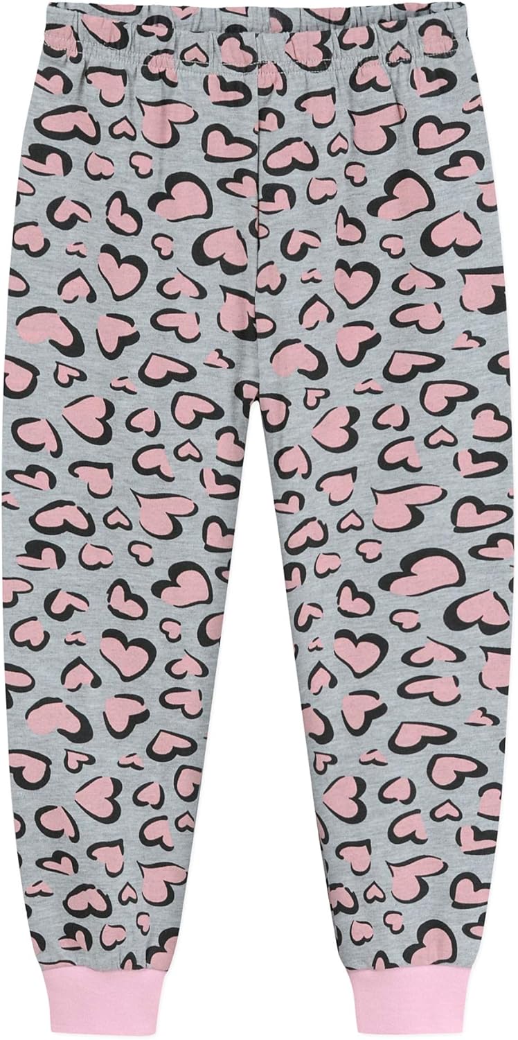 EULLA Kinder Schlafanzüge Mädchen Langarm Winter Pyjama Set Baumwolle Meerjungfrau Einhorn Prinzessin Katze Dino Zweiteilig Nachtwäsche 92 98 104 110 116 122
