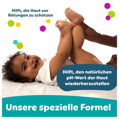 Pampers Fresh Clean Feuchttücher 1 Packungen mit 52 Stück, 624 Feuchttücher, milder Duft, auch für Hände und Gesicht geeignet