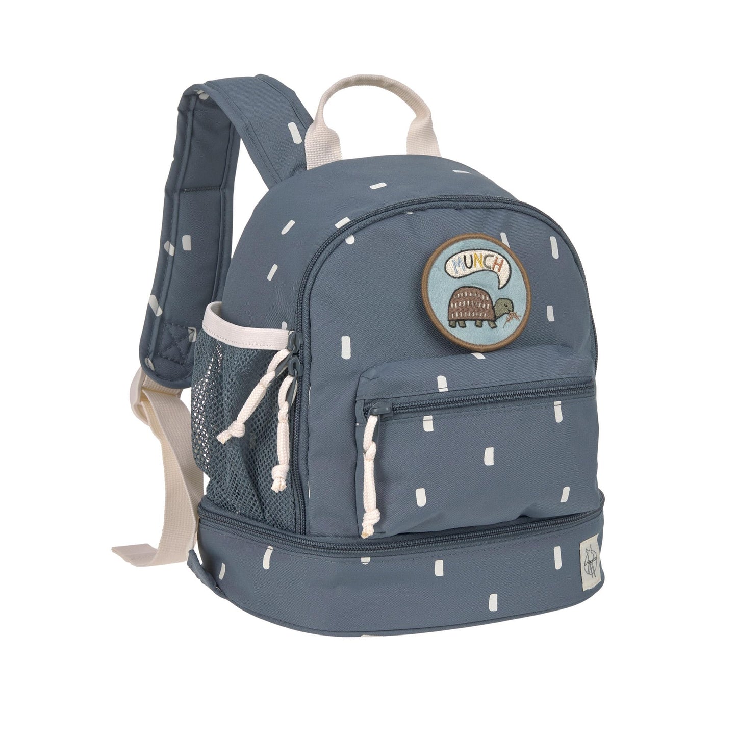 LÄSSIG Children's Backpack Nursery Bag with Chest Strap 6.5 L from 3 Years, Adventure Tractor, Kids Backpack