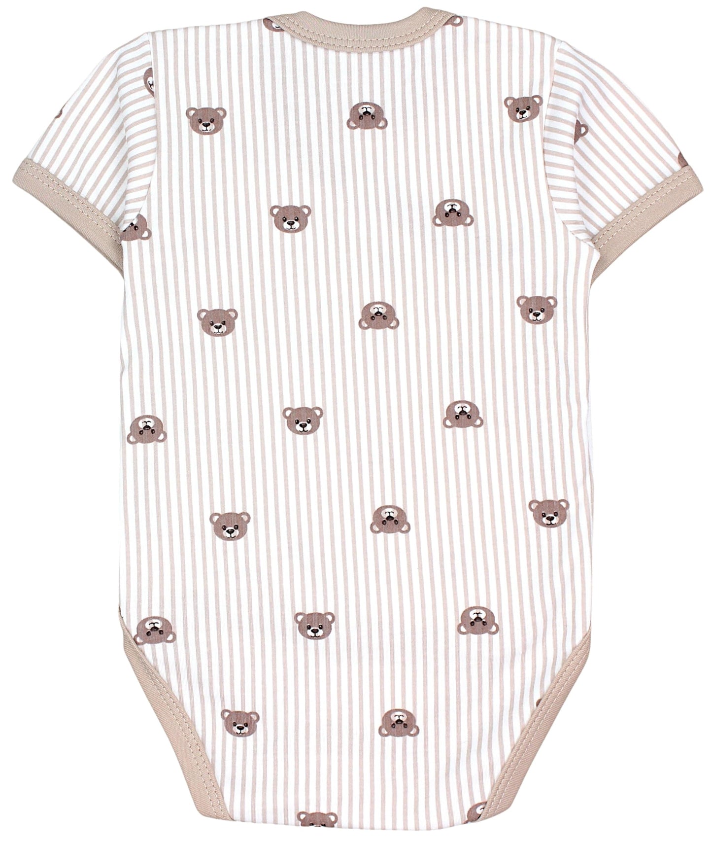TupTam Baby Body Kurzarm Jungen – Wickelbody Kurzarm aus Baumwolle im 5er Set – OEKO-TEX Zertifiziert