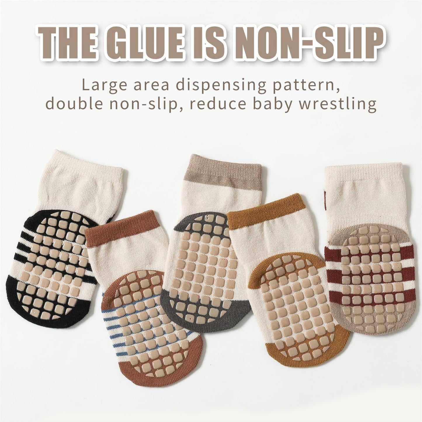 outfit spring Non-Slip Socks Baby, Non-Slip ABS Socks Children, Newborn Cotton Stopper Socks Non-Slip Socks Crawling Socks for Birth Girls Boys Gift 0-5 Years