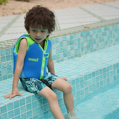 Schwimmweste Kinder, Neopren-Schwimmlernhilfe mit Sicherheitsgurt | SCHWIMMLERNHILFE FÜR KINDER