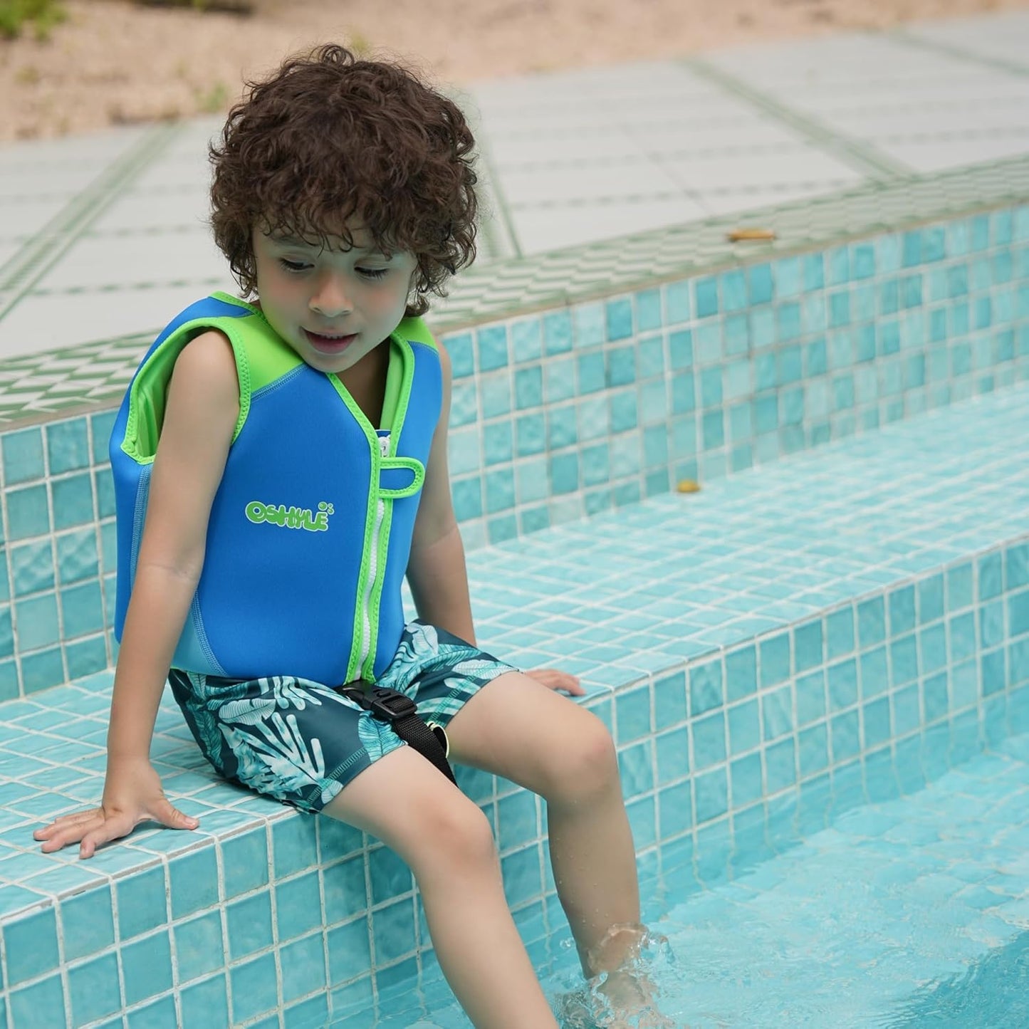 Schwimmweste Kinder, Neopren-Schwimmlernhilfe mit Sicherheitsgurt | SCHWIMMLERNHILFE FÜR KINDER