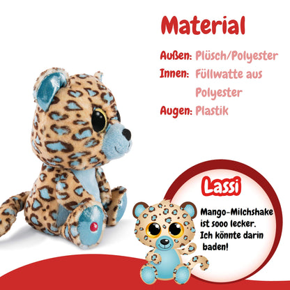 NICI Glubschis: Das Original – Waschbär Clooney 25 cm – Kuscheltier Augen – Flauschiges Plüschtier mit großen Glitzeraugen – Schmusetier für Kuscheltierliebhaber – 45569