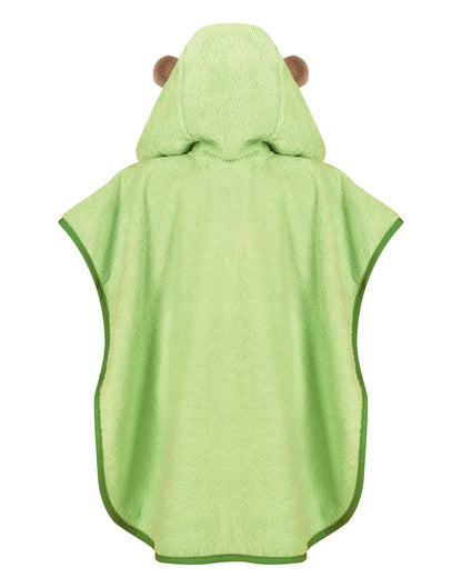 LAYNENBURG Premium Badeponcho Kinder mit Kapuze - 100% Baumwolle - OEKO TEX - Baby Jungen Mädchen Handtuch Poncho Frottee