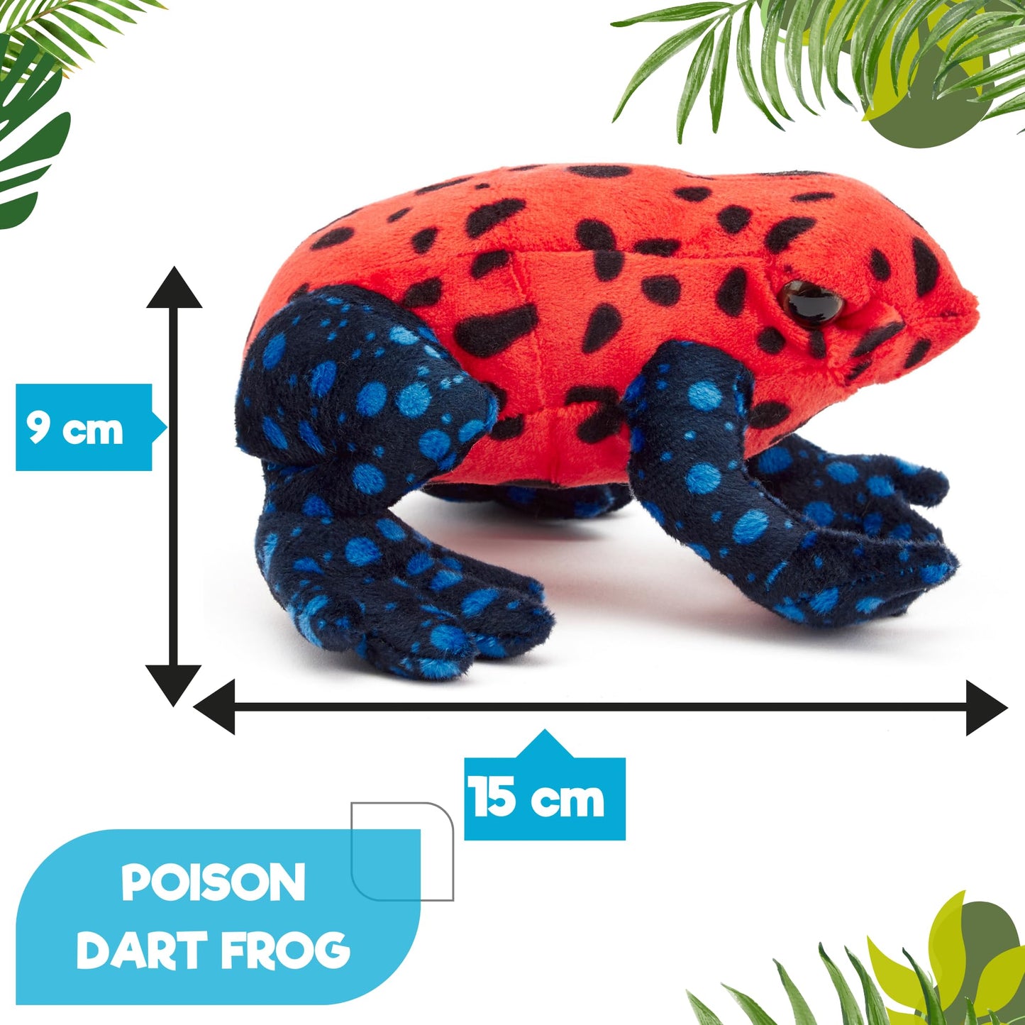Zappi Co 100% recycelte Plüsch-Plüschtiere - Weiche und kuschelige Stofftiere, perfekte Begleiter für Kinder und Neugeborene (13-15cm) (Elefant)