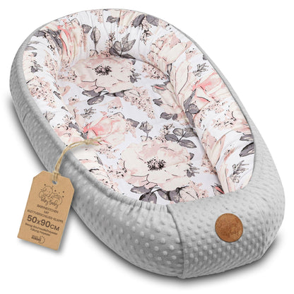 Nestchen Baby - Babynestchen Neugeborene Minky Babynest für Kinderbett Vielseitiges tragbar Nest kuschelnest zubehör für babybett warm Winter coccon Teddybären