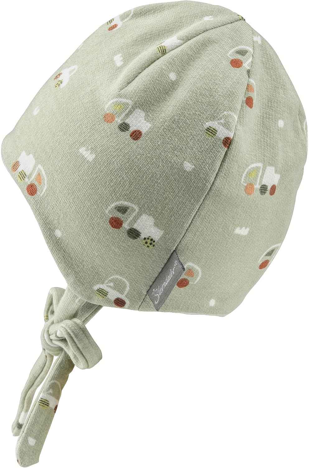 Sterntaler Beanie Sweat Printed with Dinosaurs Boys - Baby and Children's Hat Made of Sweat Fabric