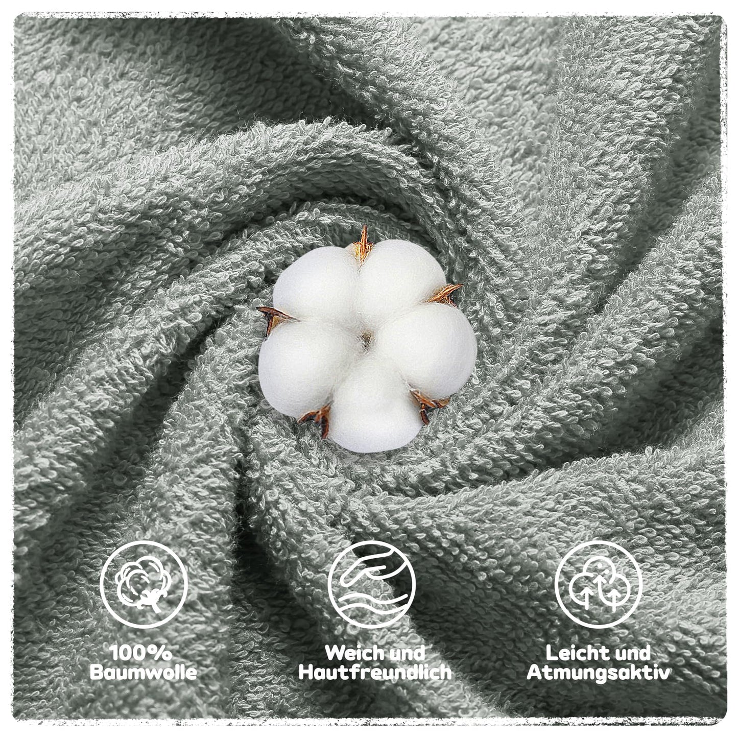 Yosemy Kapuzenhandtuch Baby - Oeko TEX - Baby Handtuch Kapuze 100% Baumwolle Badeponcho Kinder Babyhandtuch mit Kapuze Weich & Super Saugfähig 0-3 Jahre-Bär