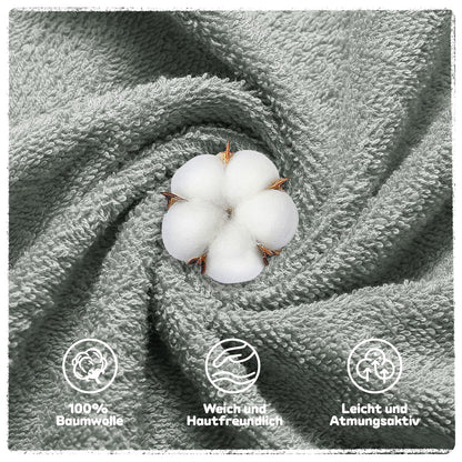Yosemy Kapuzenhandtuch Baby - Oeko TEX - Baby Handtuch Kapuze 100% Baumwolle Badeponcho Kinder Babyhandtuch mit Kapuze Weich & Super Saugfähig 0-3 Jahre-Bär