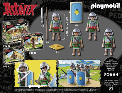PLAYMOBIL Asterix 71542 Roman Camp, Exciting Conquest of the Camp by the Gauls, Includes Magic Potion for More Body Strength, Detailed Toy for Children from 5 Years