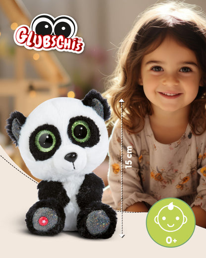 NICI GLUBSCHIS Lynx Lenzo 15cm - Dangling cuddly toy lynx with big glittery eyes - 49295 