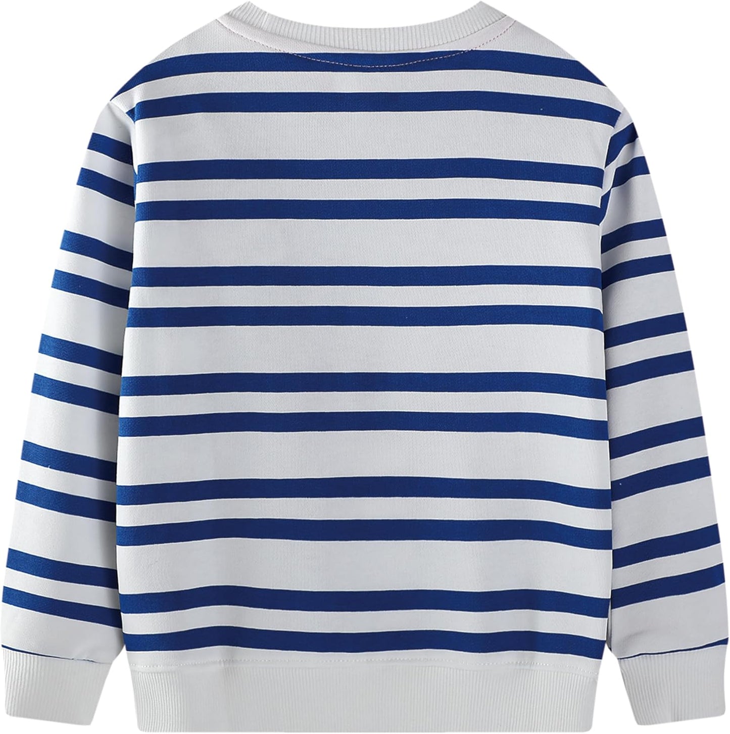 Jungen Pullover Sweatshirt Kinder Casual Langarm Tops Tier Flugzeug Winter Warm Streifen Oberteile Alter 2-7 Jahre