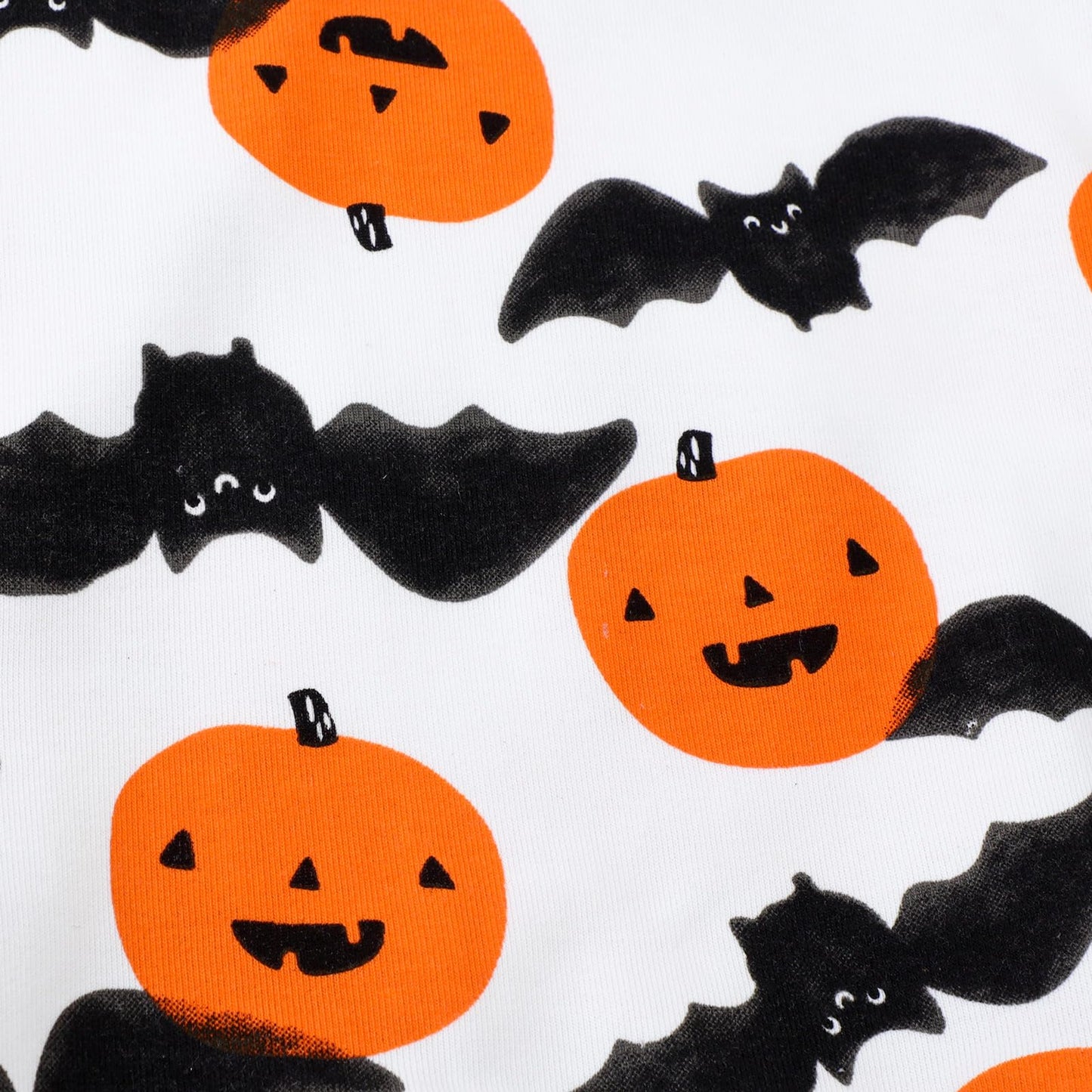 Baogaier Sweatshirt für Jungen Halloween Kürbisse Fledermaus Drucken Baumwolle Pullover Kinder Langarm Rundhalsausschnitt Shirt Activewear Tops Kleinkind Kleidung 2-7 Jahre, Gr.92-122