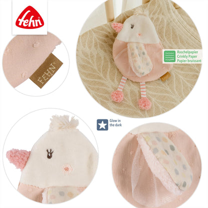 Fehn Knister Seestern – Activity Baby Raschel Spielzeug zum Greifen und Spielen - Activity-Rascheltier Babyspielzeug - Motorikspielzeug & Knisterspielzeug für Babys und Kleinkinder ab 0+ Monaten
