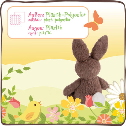 NICI 46333 Kuscheltier Hase Hellbraun 20cm – Plüschtier für Mädchen, Jungen & Babys – Flauschiges Stofftier zum Spielen, Sammeln & Kuscheln – Gemütliches Schmusetier