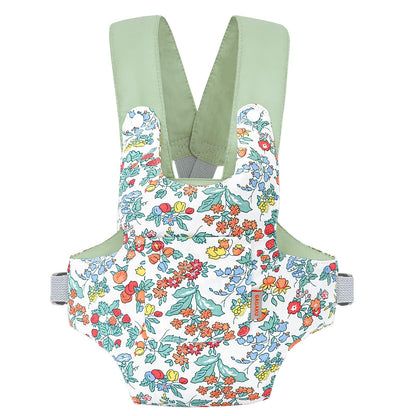 GAGAKU Puppentrage ab 3 Jahre Bauchtrage Babypuppen Zubehör Schultergurte Babytrage Puppe Kleinkind Puppentragetasche Stofftiertrage Kuscheltierträger - Rose - Kaninchengarten