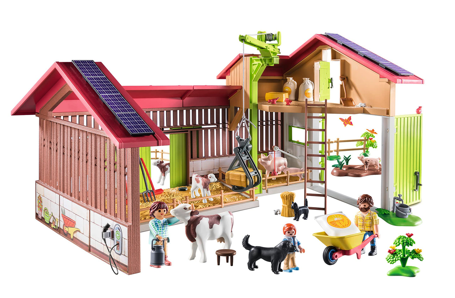 PLAYMOBIL Country 71441 Gemütliches Bauwagencafé, spielerisches Lernen mit liebevoll gestaltetem Bauwagen, detailreicher Austattung und einem Gänseteich, nachhaltiges Spielzeug für Kinder ab 4 Jahren