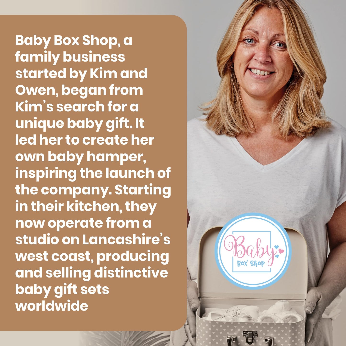 Box Shop Babyparty Mädchen Geschenk - 7 Baby Geschenkset, Für Neugeborenes, Zur Geburt - Rosa