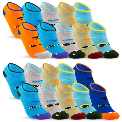10 pairs of children's sneaker socks boys &amp; girls cotton children's socks 