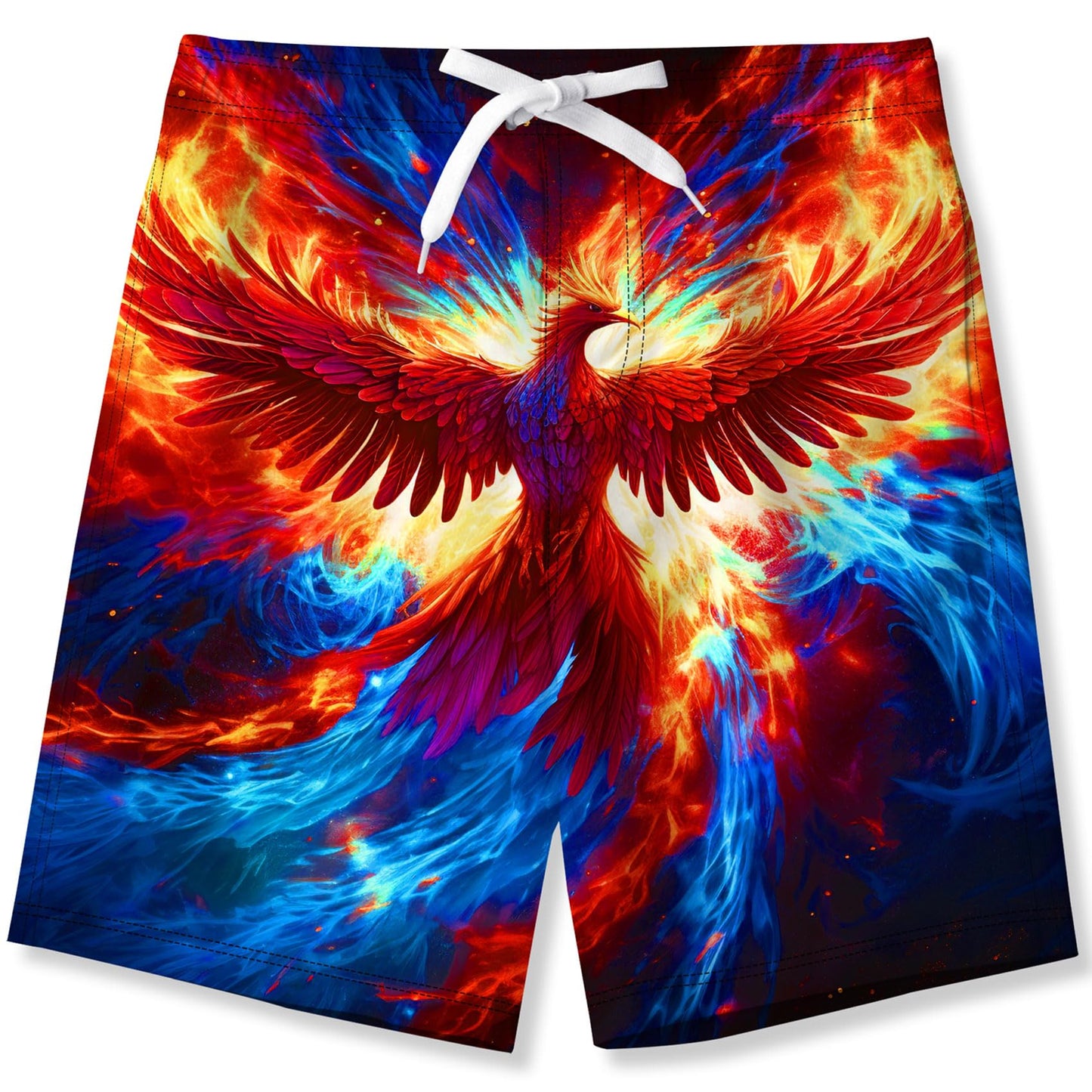 Fanient Badehose für Jungen lustige 3D Gedruckt Grafik Schnelltrocknend Beachwear Sport Laufen Badebekleidung Boardshorts